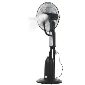 Ventilator Oscilant HOMCOM, Nebulizator 3 moduri, Ф44.5x120cm Negru | Aosom Romania imagine