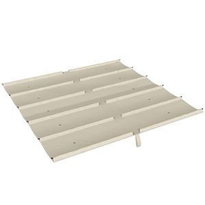 Outsunny Prelată pentru Pergolă cu 10 Orificii de Drenaj, Material Poliester UV30+, Doar Acoperire, 288x298 cm, pentru Pergolă Grădină 3x3m, Bej | Aosom Romania imagine