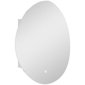 HOMCOM Dulap Baie LED, Anti-Condens, Iluminare Reglabilă 3 Tonuri, Alb, Montare pe Perete | Aosom Romania imagine