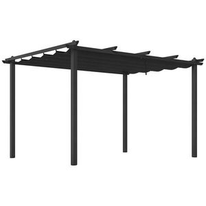 Outsunny Pergola cu Acoperis Retractabil de 3 x 4 (m) | Aosom Romania imagine