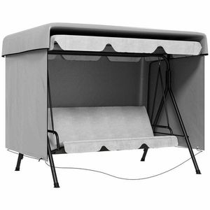 Outsunny Husă pentru mobilier de grădină, husă de protecție pentru mobilier exterior, 215 cm x 155 cm x 150 cm, Gri | Aosom Romania imagine