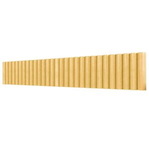 Outsunny Gard de grădină Gard din lemn 176 cm x 30 cm Panouri de gard Gard pentru câini pentru grădină straturi de flori Barieră pentru animale | Aosom Romania imagine