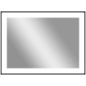 HOMCOM Oglindă de Baie cu Lumină LED 80x60 cm cu 3 Culori de Lumină Funcție Antiabur Funcție Memorie IP44 Orizontal/Vertical | Aosom Romania imagine