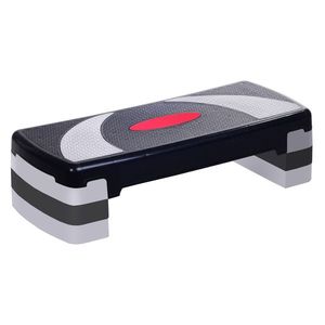 HOMCOM Step fitness aerobic stepper înălțime reglabilă suprafață antiderapantă 78x29x20 cm | Aosom Romania imagine