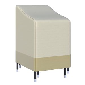 Outsunny Husă de protecție pentru scaune de grădină stivuibile prelată impermeabilă 90L x 70l x 115H cm Oxford înaltă densitate 600D Bej, Cafea | Aosom Romania imagine