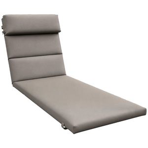 Outsunny Pernă Confortabilă pentru Șezlong Exterior cu Tetieră și Legături, Ideală pentru Grădină, Gri Închis | Aosom Romania imagine
