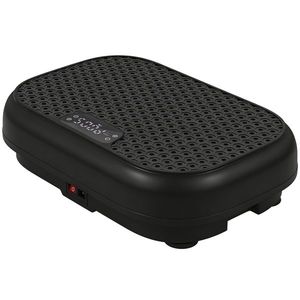SPORTNOW Placă vibrațională cu 120 trepte de intensitate, 5 programe presetate, telecomandă, afișaj LED pentru tonifiere Negru | Aosom Romania imagine