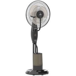 HOMCOM Ventilator cu Nebulizator și Rezervor 3, 2L, 3 Moduri și 3 Viteze, Ventilator cu Oscilație 70°, Înclinare 10°, Temporizator 7, 5h, Telecomandă, 75W, 120cm | Aosom Romania imagine