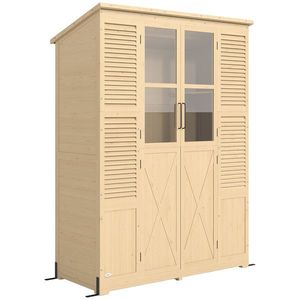 Outsunny magazie debara spațiu depozitare unelte dulap exterior | Aosom Romania imagine