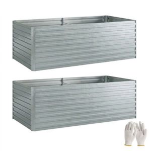 Outsunny jardinieră înălțată strat vas | Aosom Romania imagine