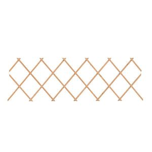 Outsunny Grilaj de grădină din lemn extensibil Suport pentru plante cățărătoare Trandafiri și viță-de-vie 180x60 cm Maro deschis | Aosom Romania imagine