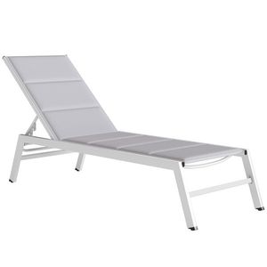 Outsunny Șezlong basculant pentru plajă | Aosom Romania imagine