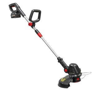 Outsunny Motocoasă pe baterie 18V cu 2 baterii 4.0Ah și încărcător Bară reglabilă Cap și mâner reglabile Argintiu | Aosom Romania imagine