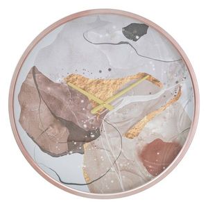 Ceas de perete Art Pink, Mauro Ferretti, 60 cm, fier, multicolor imagine