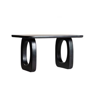 Masa Astir, Homla, 160x100x76 cm, lemn, negru imagine