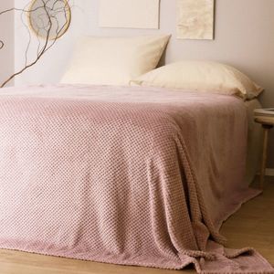 Cuvertura de pat Noah, Homla, 220x240 cm, poliester, roz imagine