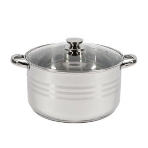 Oala cu capac Myra, Cooking by Heinner, Ø30 cm, 12 L, inox/sticla imagine