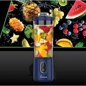 Blender portabil Fram, 7.4V, 400 ml, albastru imagine