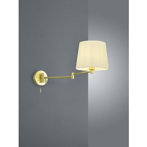 Lampa de perete Lyon, TRIO, 25.5x32.5 cm, 60W, 1x E27, metal, bronz mat/alb imagine