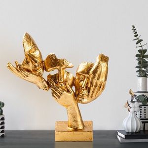 Decoratiune, Yak-033, Poliester, Auriu imagine