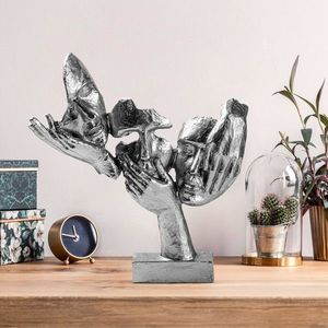 Decoratiune, Yak-033-B, Poliester, Argintiu imagine