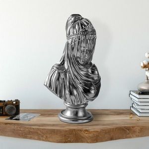 Decoratiune, Yak-038-B, Poliester, Argintiu imagine