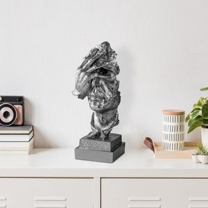 Decoratiune, Yak-032-B, Poliester, Argintiu imagine