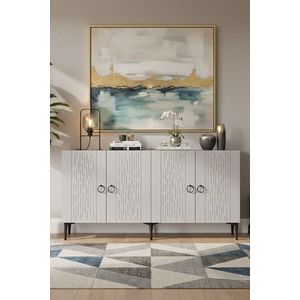 Consola, Hanah Home, Rain 150, 150x75x32 cm, PAL , Alb imagine