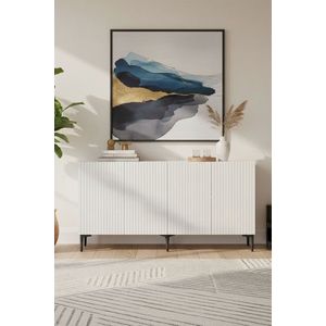 Consola, Hanah Home, Zeynep 150, 150x75x32 cm, PAL , Alb imagine