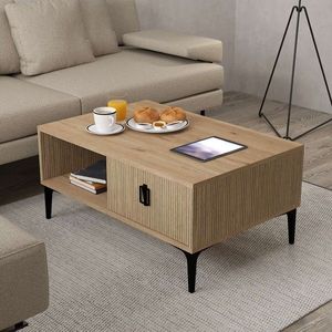 Masuta de cafea, Hanah Home, 2004 Sare, 90x41.5x60 cm, PAL, Maro imagine