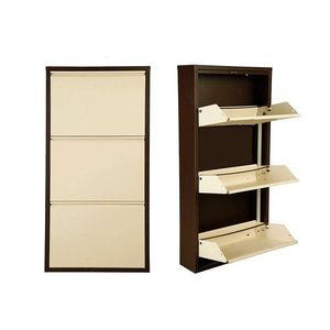 Pantofar, Hanah Home, Torino 3, 50x104x15 cm, 100% SHEET METAL, Maro / Crem imagine