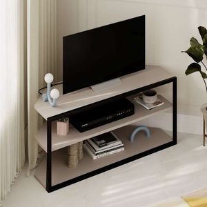 Comoda TV, Hanah Home, Echo, 98x45x37 cm, PAL, Mocha imagine
