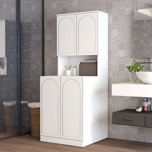 Dulap masina de spalat, Hanah Home, Lyon 73, PAL, Alb imagine