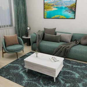 Masuta de cafea, Hanah Home, Dy Ada, 90x38x60 cm, PAL, Alb antic imagine