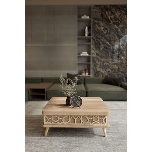 Masuta de cafea, Hanah Home, Ottowa Ada, 90x38x60 cm, PAL, Alaska imagine