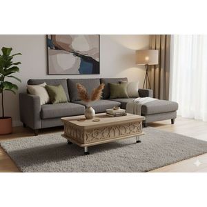 Masuta de cafea, Hanah Home, Adt, 90x40x60 cm, PAL, Alaska imagine