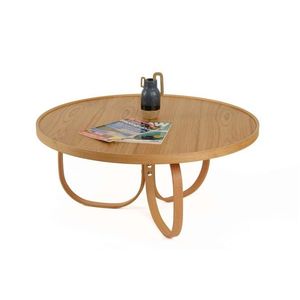 Masuta de cafea, Hanah Home, Jupiter, Lemn masiv, Stejar imagine