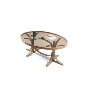 Masuta de cafea, Hanah Home, Buket, 112x47x78 cm, 100% SOLID OAK WOOD, Stejar imagine