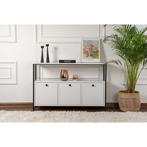 Consola, Hanah Home, Solace, PAL, Alb/Negru imagine