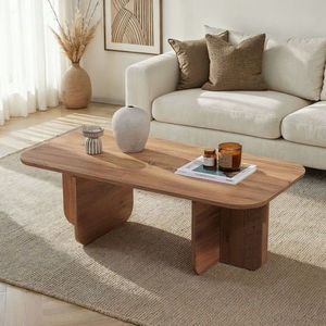 Masuta de cafea, Hanah Home, Akira, 120x41x60 cm, PAL, Maro imagine