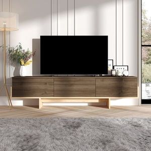 Comoda TV, Hanah Home, Hege, 180x44.6x30 cm, PAL, Nuc / Stejar Safir imagine