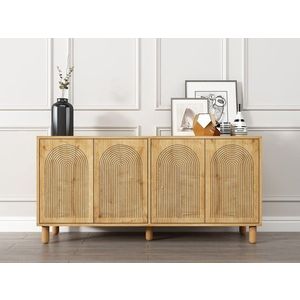 Consola, Hanah Home, Doresta, 150x73x36 cm, PAL, Maro imagine