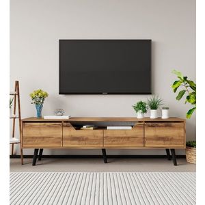 Comoda TV, Hanah Home, Roma 180, 180x48x29.8 cm, PAL, Maro imagine