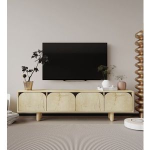 Comoda TV, Hanah Home, Lazio, 180x48x29.8 cm, PAL, Maro imagine