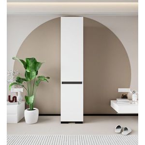 Dulap pentru haine, Hanah Home, Floransa 45, 45x210x52 cm, PAL, Alb / Antracit imagine