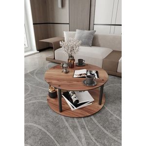 Masuta de cafea, Hanah Home, Masivo Round, MDF , Maro imagine