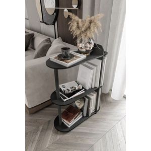 Masuta, Hanah Home, Kaiteki, 24x82x8 cm, MDF , Negru imagine