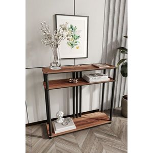 Dulap, Hanah Home, Garcia, 90x30x84 cm, MDF , Maro imagine