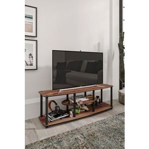 Comoda TV, Hanah Home, Mesivo, 120x35x38 cm, MDF , Maro imagine
