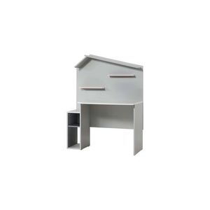 Birou, Hanah Home, Ayder, 112x149x62 cm, PAL, Roz / Gri imagine